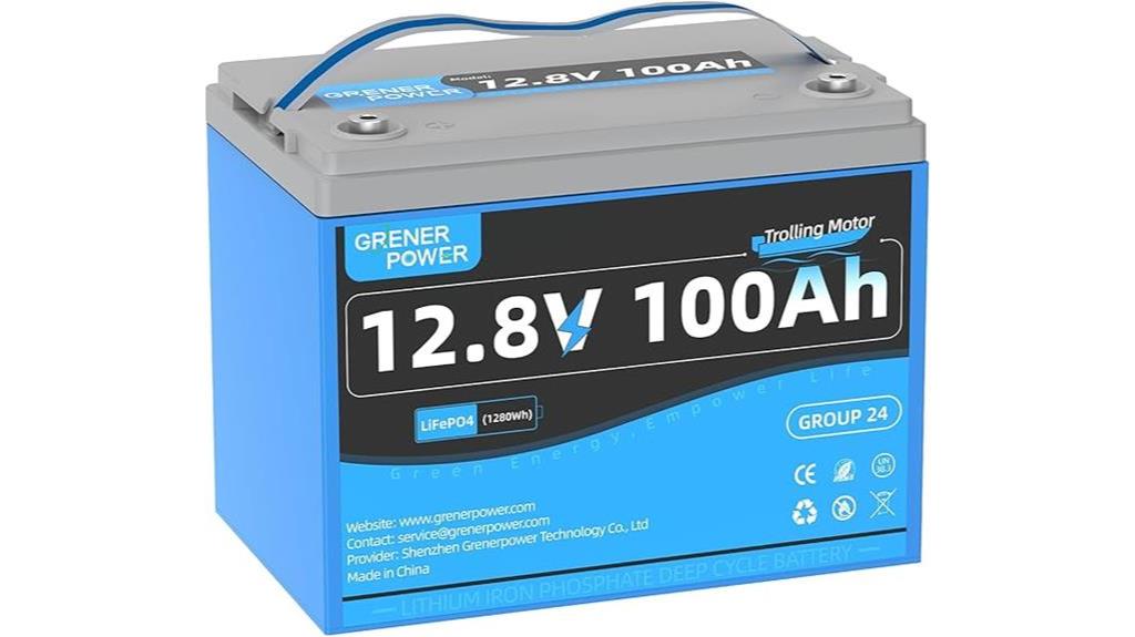 12 8v 100ah lifepo4 battery