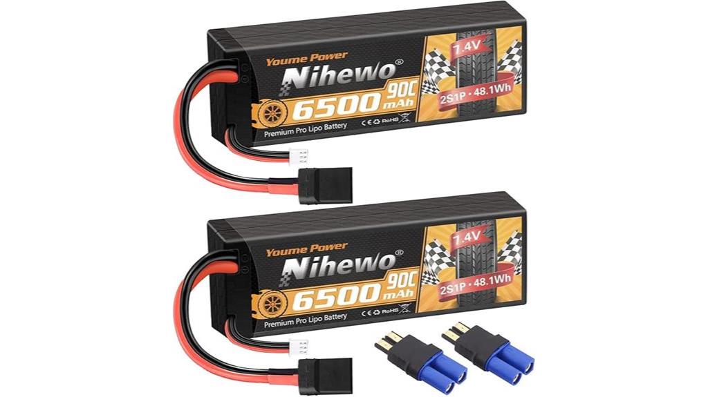 7 4v 6500mah lipo battery