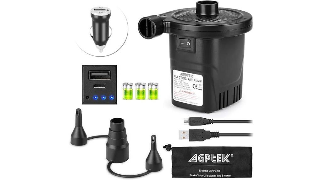 agptek electric air pump