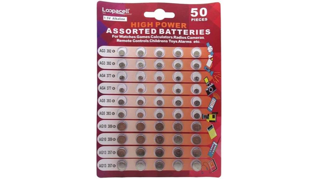 assorted high power batteries