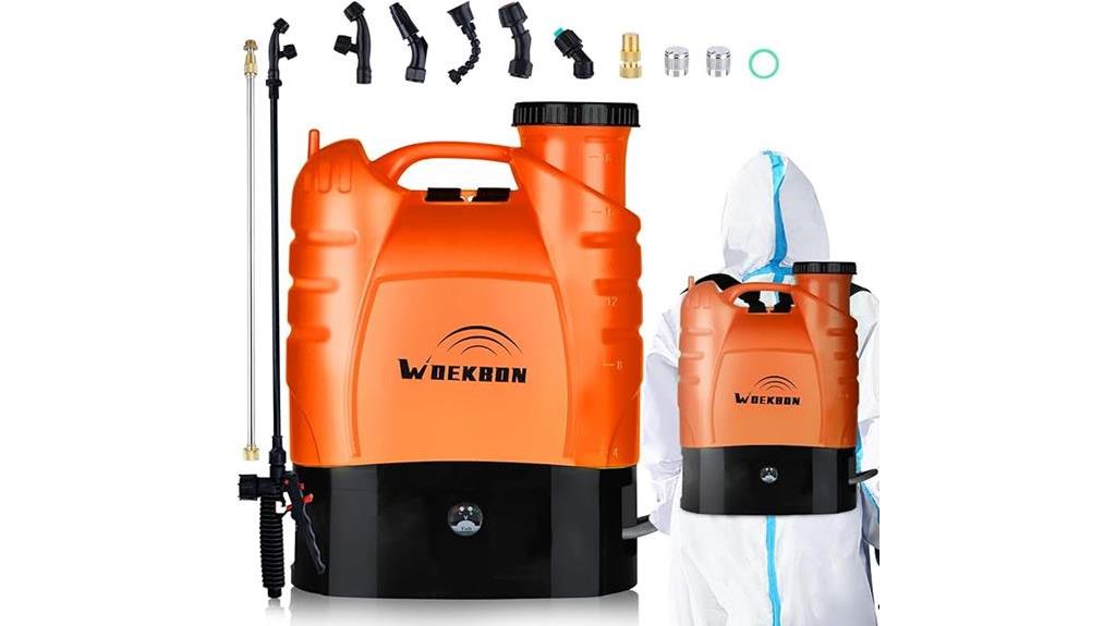 battery backpack sprayer system