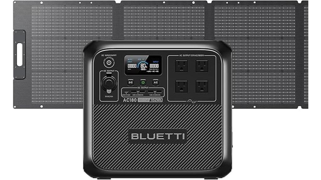 bluetti ac180 solar generator