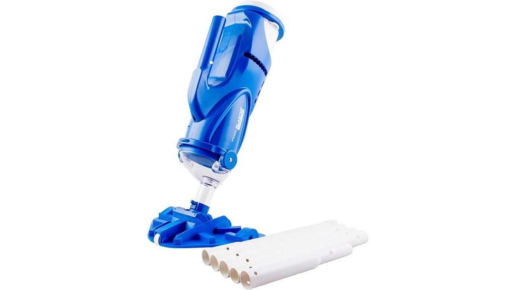 cordless pool vacuum device