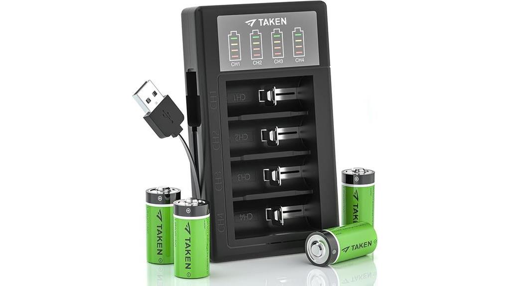 cr123a battery pack charger