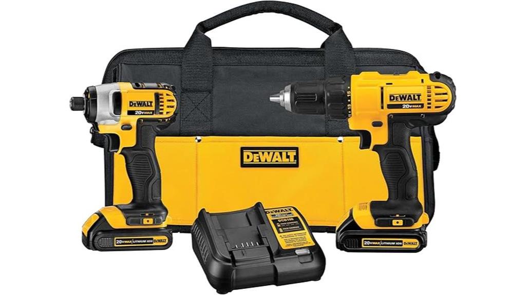 dewalt cordless drill combo