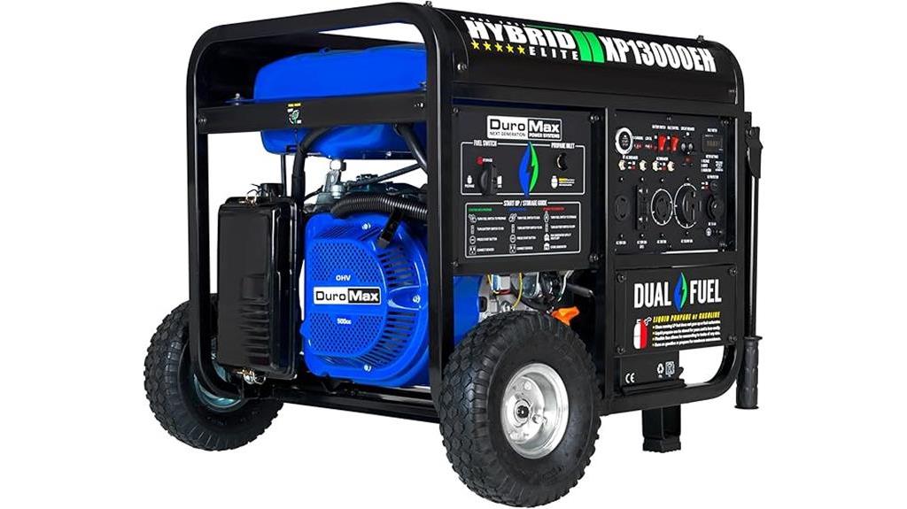 dual fuel portable generator