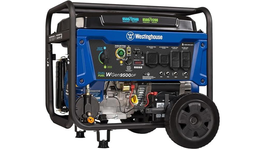 dual fuel portable generator