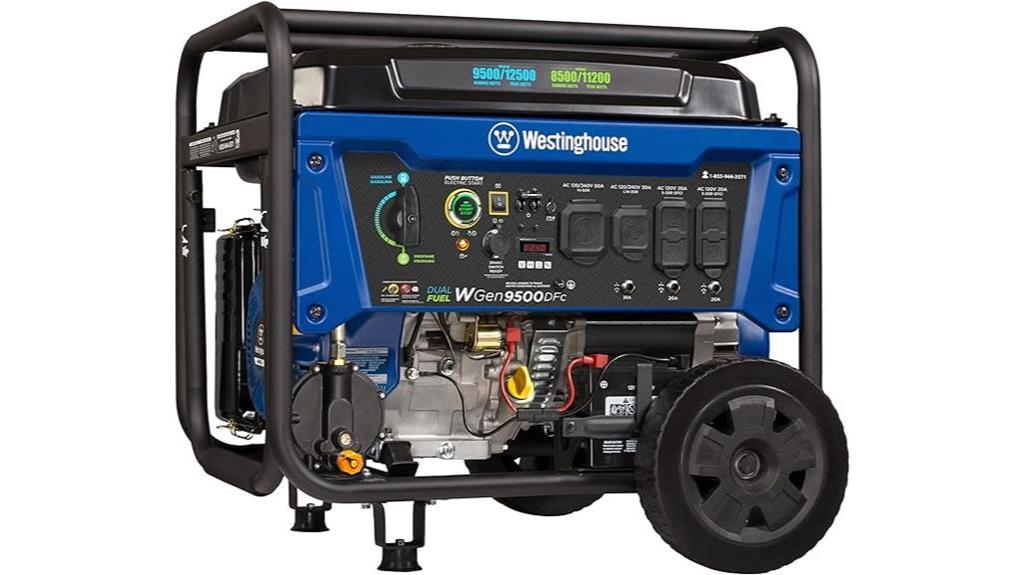 dual fuel portable generator