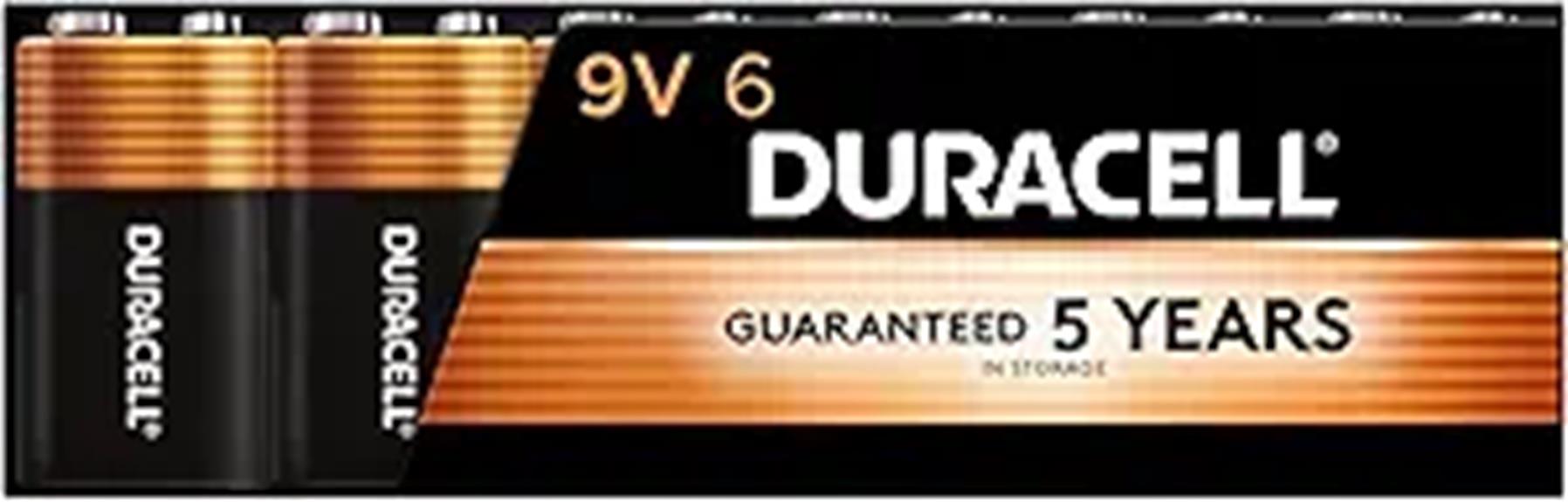 duracell 9v battery pack