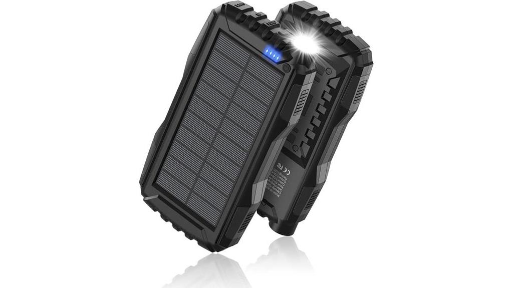 high capacity solar power bank