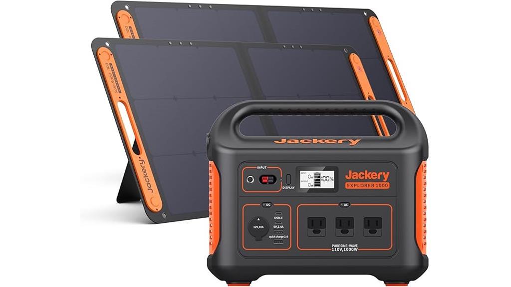 jackery 1000 solar generator