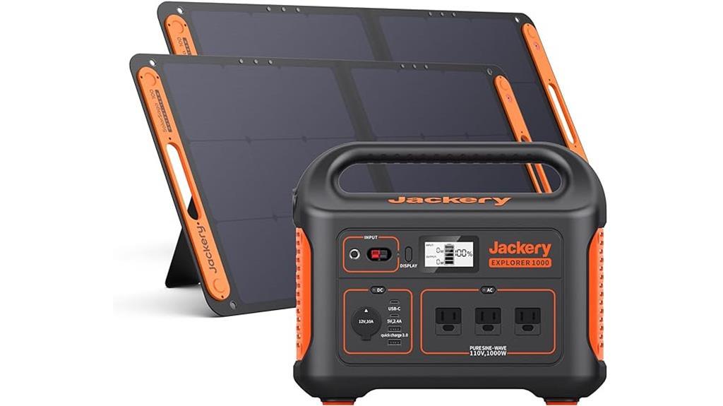 jackery 1000w solar generator