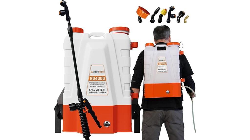 petratools battery backpack sprayer