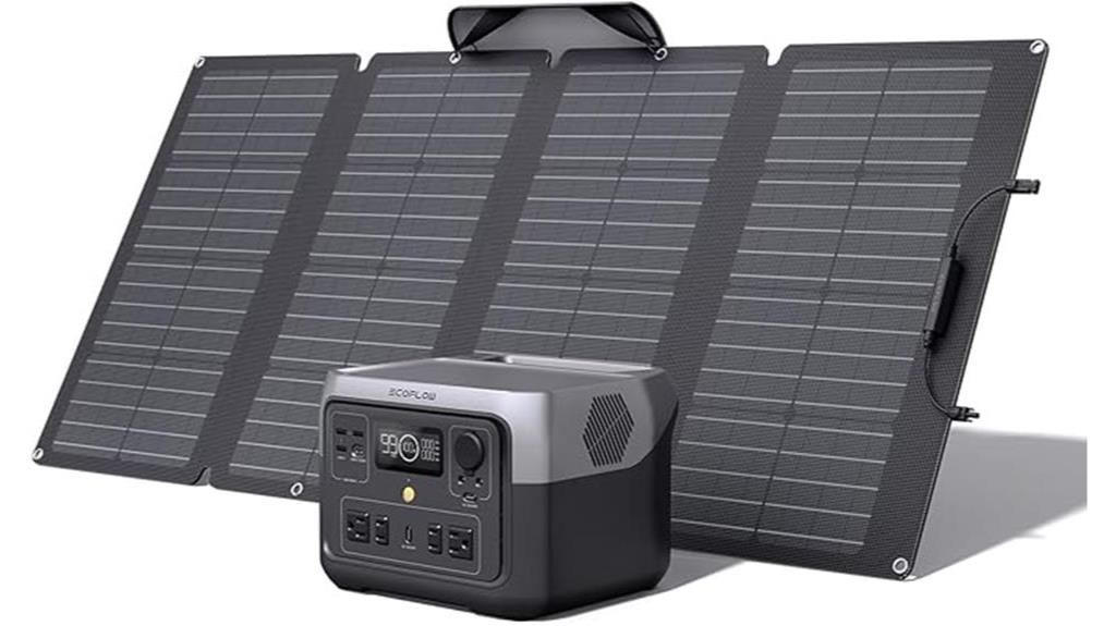 portable solar generator system