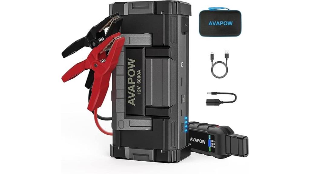 powerful car battery jumpstarter