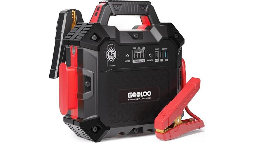 powerful jump starter device