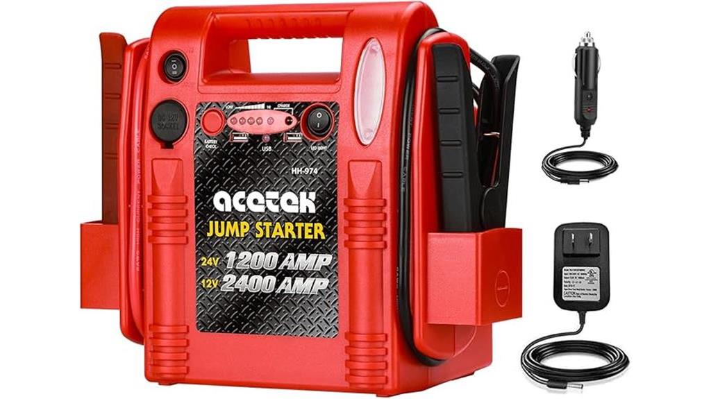 powerful vehicle jump starter