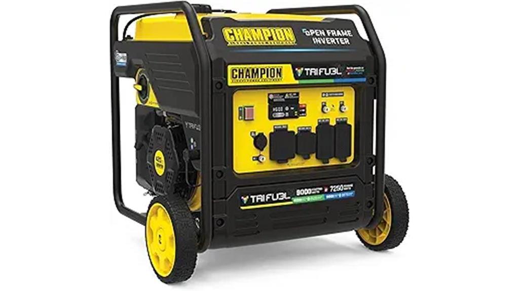 tri fuel portable generator