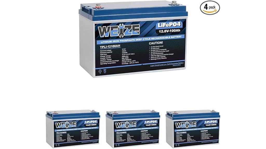 weize 12v lithium battery pack