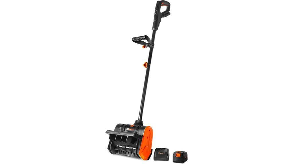 wen 20v cordless snow shovel