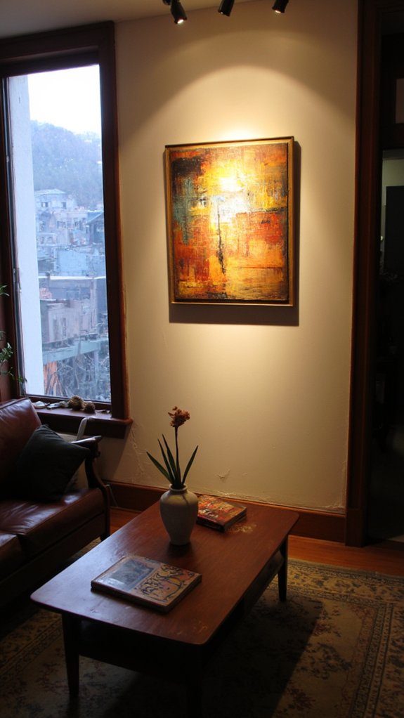 accent lighting for artwork