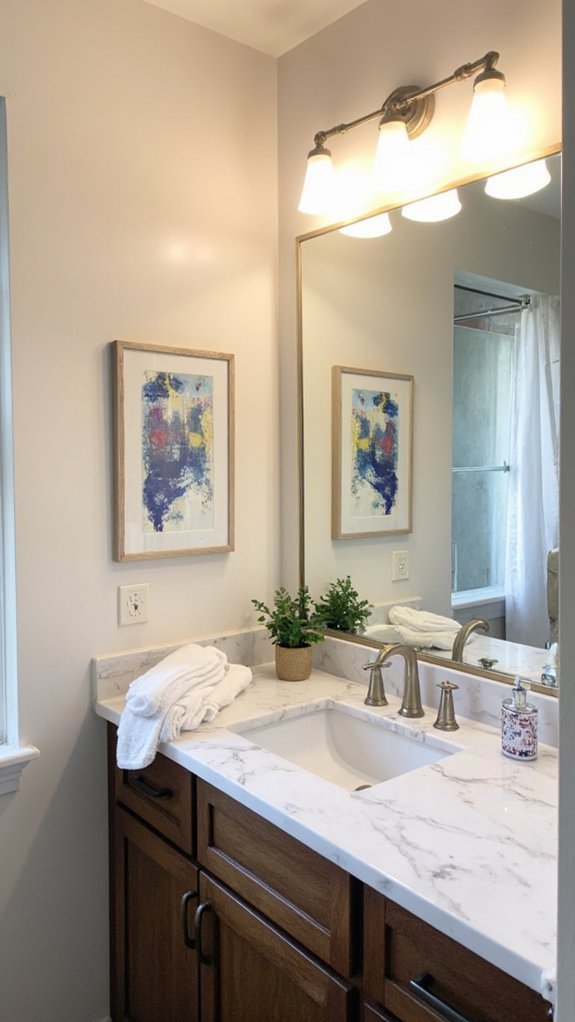 accent lighting for artwork