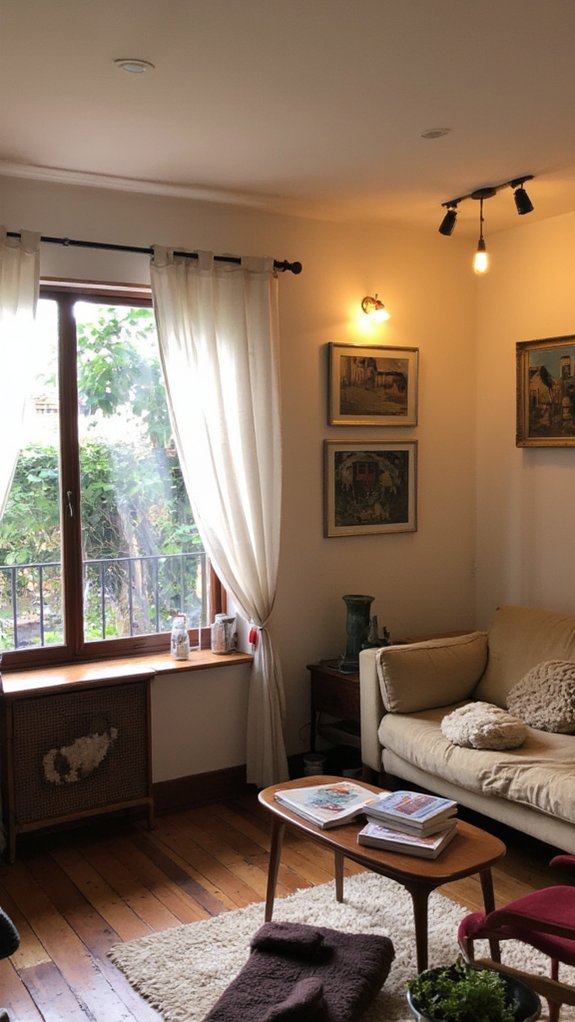 art display lighting ambiance