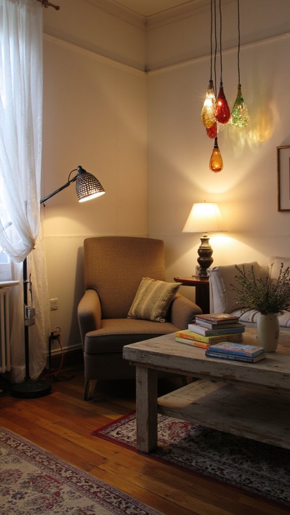 artistic illumination enhances decor