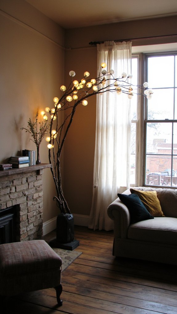 artistic light sculptures ambiance