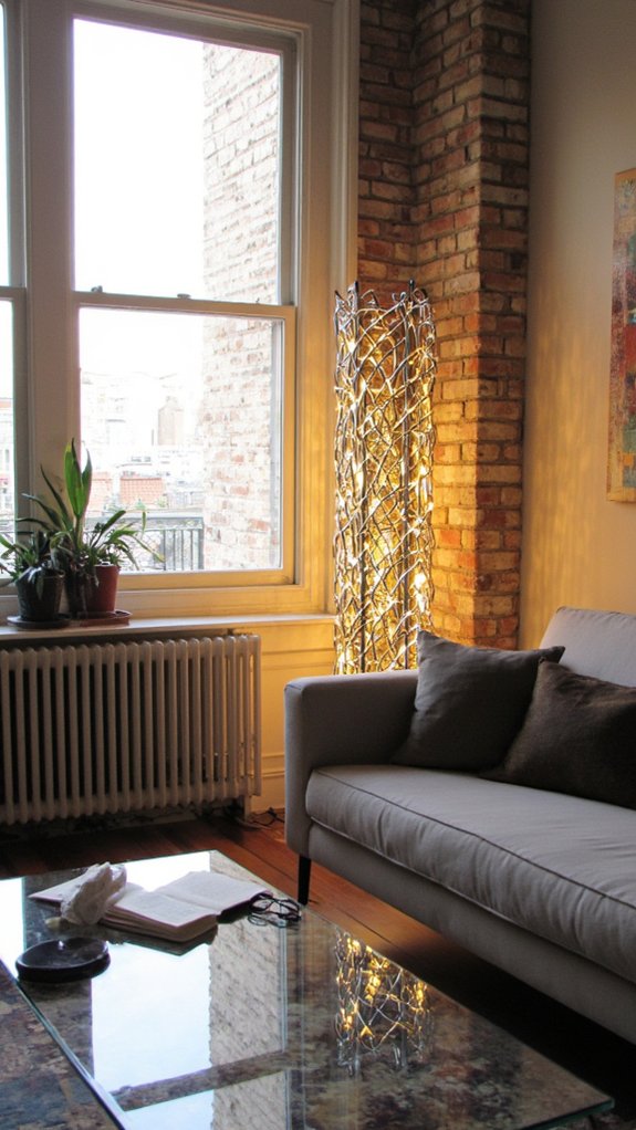 artistic lighting enhances ambiance