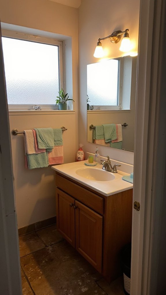 avoid harsh mismatched lighting