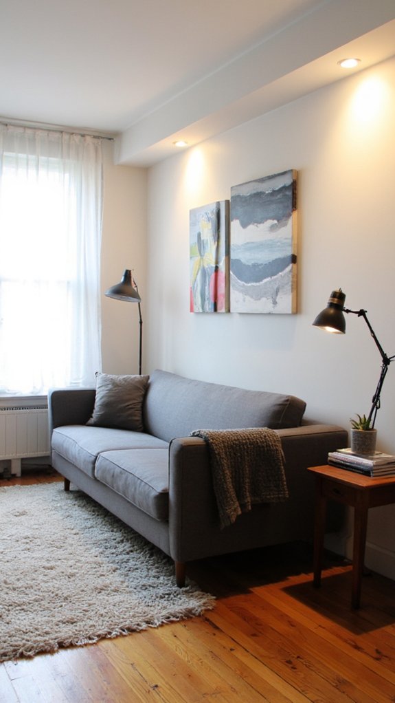 balanced layered lighting design