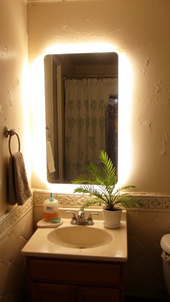 bathroom lighting budget tips