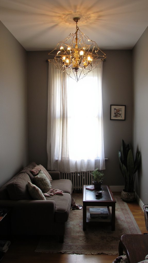 bold light fixture focal point