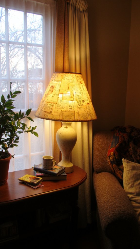 book page lamp shade