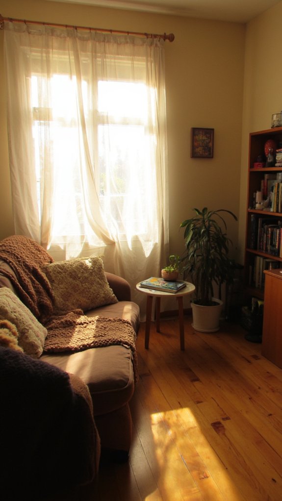 bright airy stylish privacy