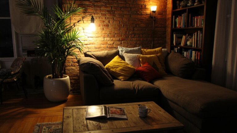 24 Stylish Apartment Decor Inspiration With Mood Lights chic apartment lighting ideas