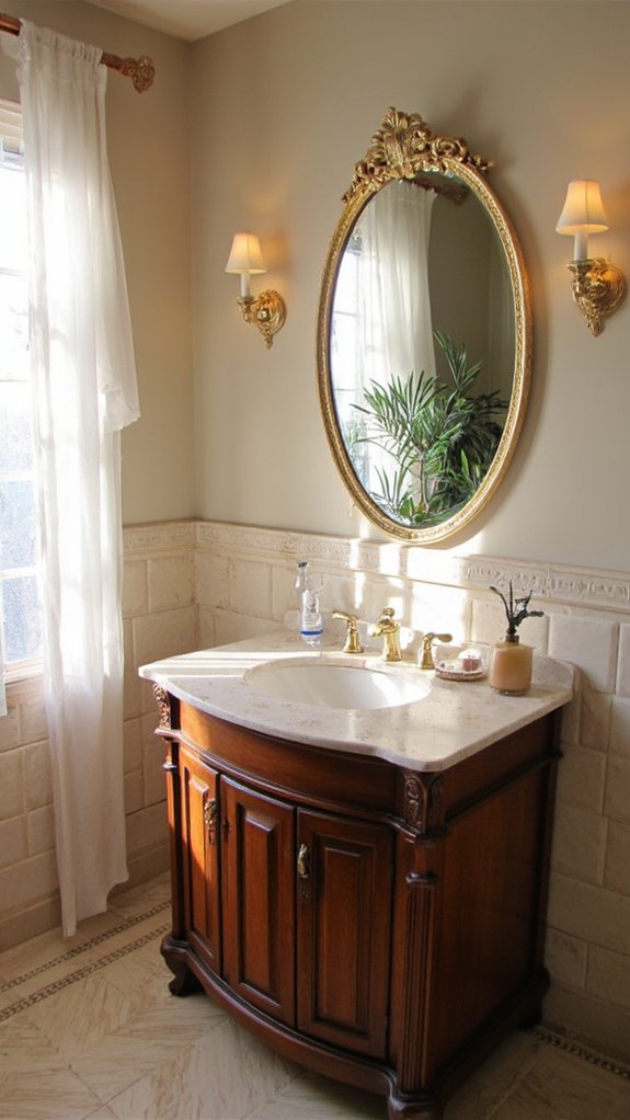 chic gold wall sconces