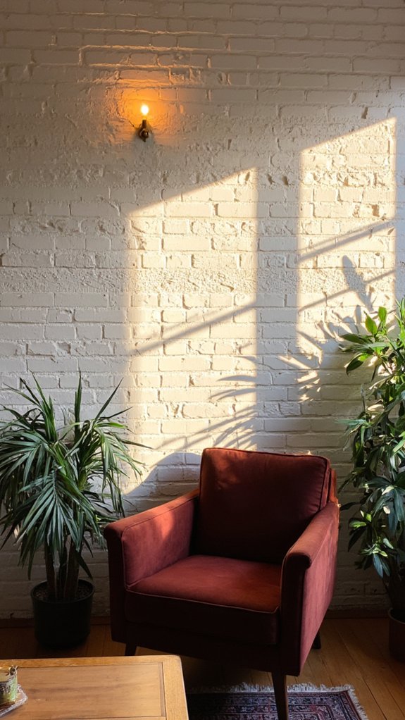 chic sconces enhance ambiance