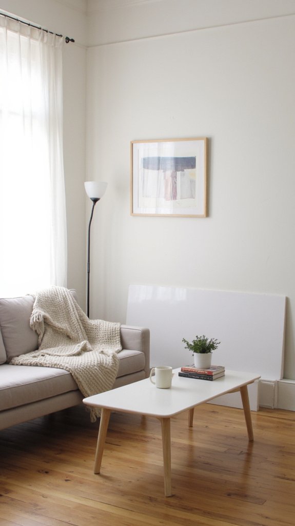 clutter free serene cohesive design