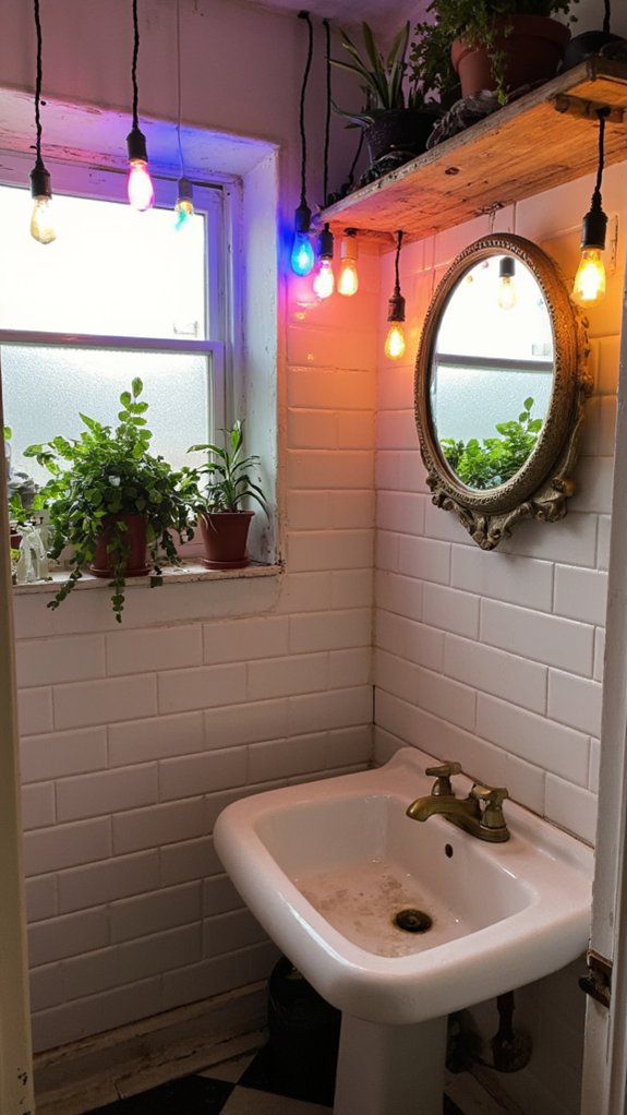 colorful decorative light bulbs