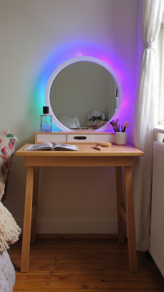 colorful led vanity lights