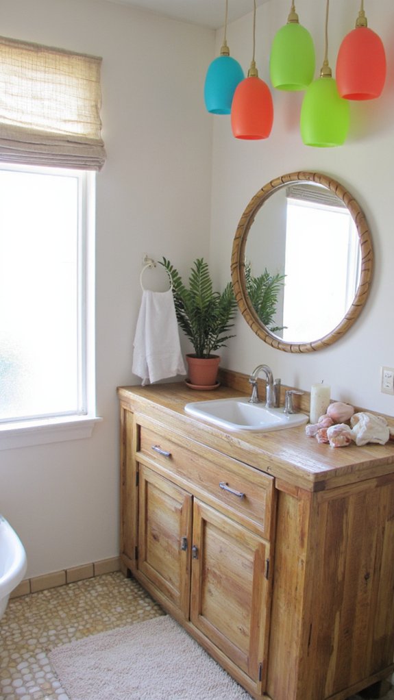 colorful tropical lighting ideas