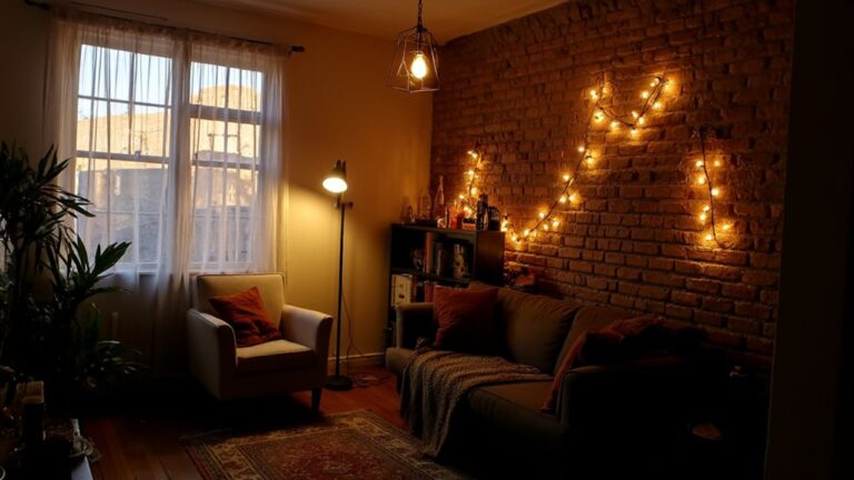 cozy apartment lighting options