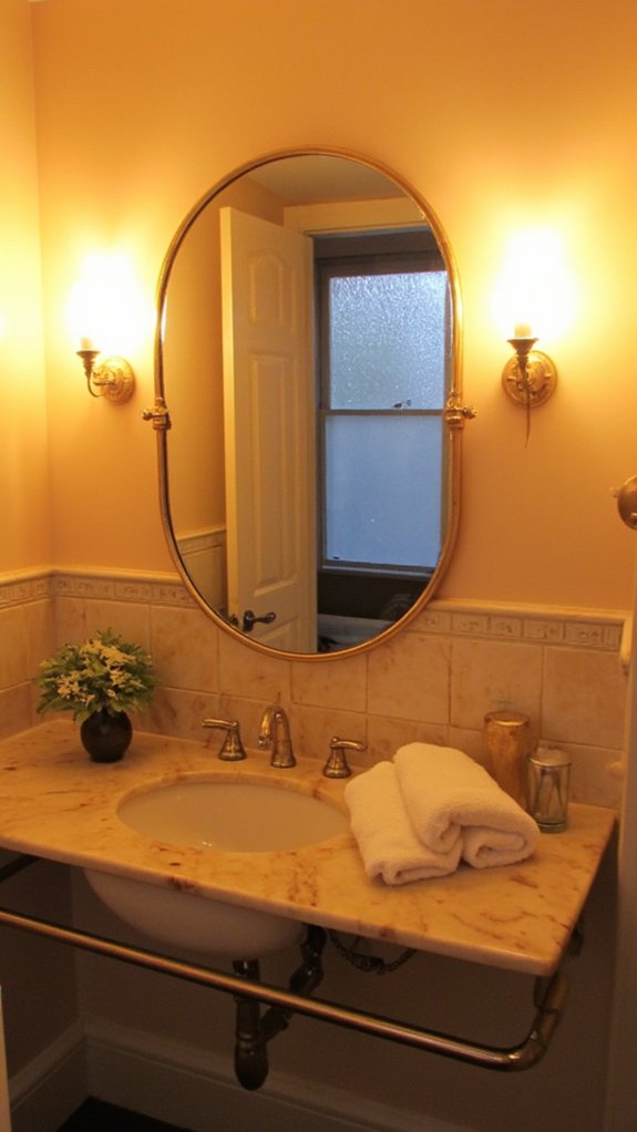 cozy bathroom lighting benefits