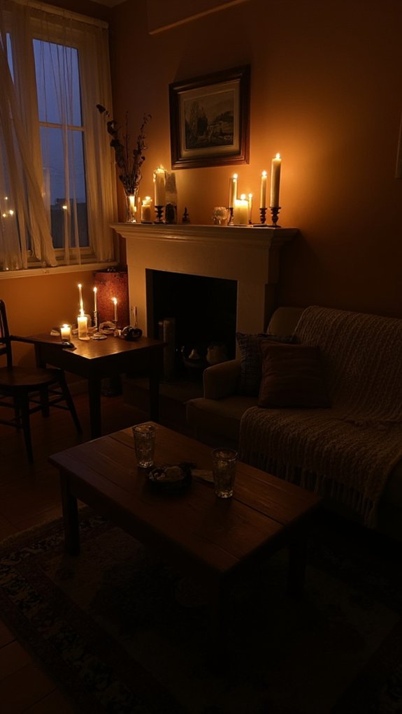cozy candlelight ambiance creation