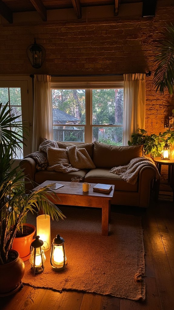 cozy lanterns for ambiance