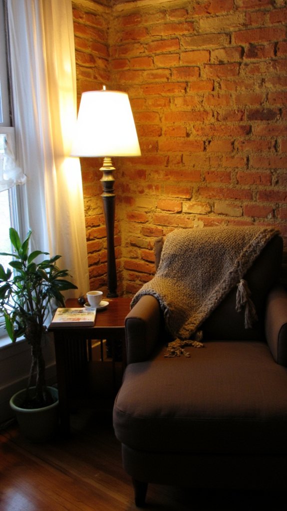 cozy reading corner oasis