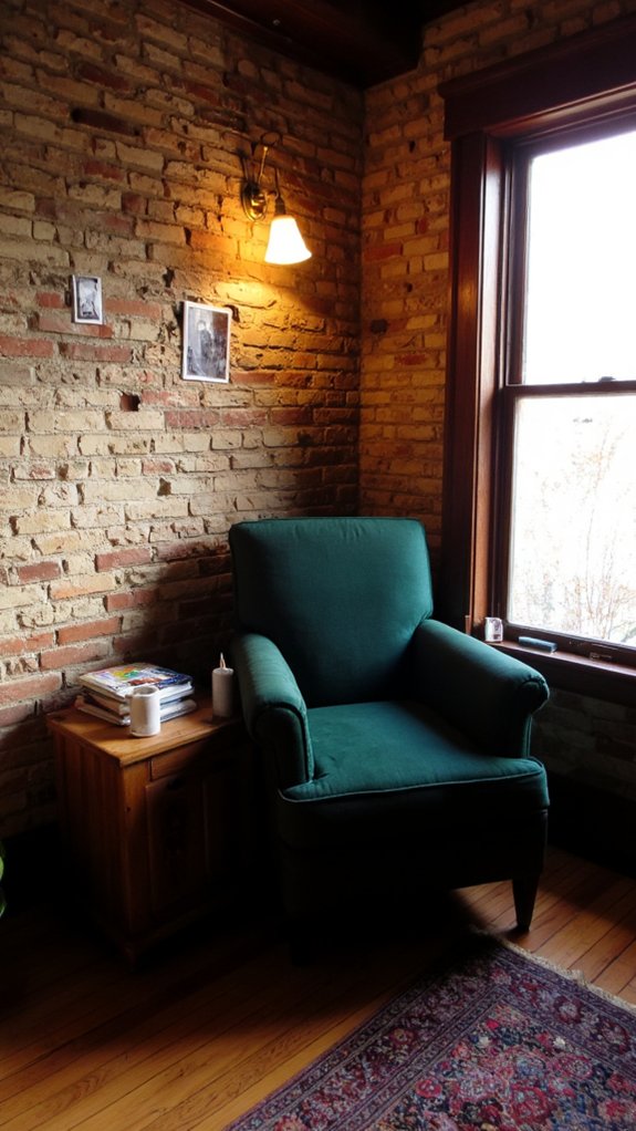 cozy reading nook lighting