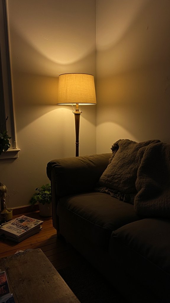 cozy retreat with soft lighting